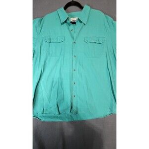 Magellan Classic Fit Mens 3XL Button Up Short Sleeve Shirt